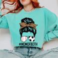 Soccer Baseball Mom Of Both Messy Bun Leopard Mother's Day Comfort Colors Sweatshirt Butter Soccer Baseball Mom Of Both Messy Bun Leopard Mother's Day Comfort Colors Sweatshirt Butter