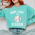Sorry I Can't It's Volleyball Baseball Season Mom Of Both Comfort Colors Sweatshirt Butter Sorry I Can't It's Volleyball Baseball Season Mom Of Both Comfort Colors Sweatshirt Butter