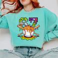 Spooky Halloween Baseball Ice Cream Dripping Six Seven 6 7 Comfort Colors Sweatshirt Butter Spooky Halloween Baseball Ice Cream Dripping Six Seven 6 7 Comfort Colors Sweatshirt Butter