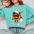 Spooky Jack O Lantern Baseball Halloween Costumes Boys Comfort Colors Sweatshirt Butter Spooky Jack O Lantern Baseball Halloween Costumes Boys Comfort Colors Sweatshirt Butter