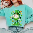 St Patrick Day Baseball Drip Ice Cream Baseball Comfort Colors Sweatshirt Butter St Patrick Day Baseball Drip Ice Cream Baseball Comfort Colors Sweatshirt Butter