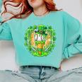 St Patrick Day Baseball Drip Ice Cream Baseball Home Plate Comfort Colors Sweatshirt Butter St Patrick Day Baseball Drip Ice Cream Baseball Home Plate Comfort Colors Sweatshirt Butter