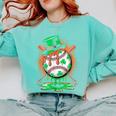 St Patrick Day Baseball Drip Ice Cream Kids Boys Men Comfort Colors Sweatshirt Butter St Patrick Day Baseball Drip Ice Cream Kids Boys Men Comfort Colors Sweatshirt Butter