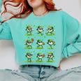 St Patricks Day Baseball Ice Cream Boys Baseball Player Comfort Colors Sweatshirt Butter