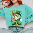 St Patricks Day Baseball Ice Cream Baseball Player Cartoon Comfort Colors Sweatshirt Butter St Patricks Day Baseball Ice Cream Baseball Player Cartoon Comfort Colors Sweatshirt Butter