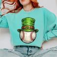 St Patricks Day Baseball Player Leprechaun Hat Men Boys Kids Comfort Colors Sweatshirt Butter St Patricks Day Baseball Player Leprechaun Hat Men Boys Kids Comfort Colors Sweatshirt Butter