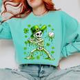 St Patricks Day Baseball Skeleton Irish Leprechaun Hat Boys Comfort Colors Sweatshirt Butter St Patricks Day Baseball Skeleton Irish Leprechaun Hat Boys Comfort Colors Sweatshirt Butter