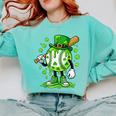 St Patricks Day Shamrock Baseball Drip Icecream Irish Boys Comfort Colors Sweatshirt Butter St Patricks Day Shamrock Baseball Drip Icecream Irish Boys Comfort Colors Sweatshirt Butter