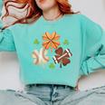St Patricks Day Shamrock Basketball Baseball Irish Boys Men Comfort Colors Sweatshirt Butter St Patricks Day Shamrock Basketball Baseball Irish Boys Men Comfort Colors Sweatshirt Butter