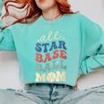 All Star Baseball Mom Comfort Colors Sweatshirt Butter
