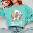 Steal That Base I Double Dare You Baseball Catcher Comfort Colors Sweatshirt Butter Steal That Base I Double Dare You Baseball Catcher Comfort Colors Sweatshirt Butter