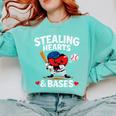 Stealing Hearts & Bases Valentine’s Day Baseball Love Comfort Colors Sweatshirt Butter Stealing Hearts & Bases Valentine’s Day Baseball Love Comfort Colors Sweatshirt Butter