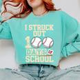 I Struck Out 100 Days Of School Baseball Fan Students Batter Premium Tri-Blend Comfort Colors Sweatshirt Butter I Struck Out 100 Days Of School Baseball Fan Students Batter Premium Tri-Blend Comfort Colors Sweatshirt Butter