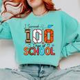 I Survived 100 Days Baseball Football Basketball School Kids Comfort Colors Sweatshirt Butter I Survived 100 Days Baseball Football Basketball School Kids Comfort Colors Sweatshirt Butter
