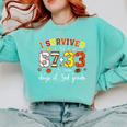 I Survived 6733 Days Of 3rd Grade Baseball Football 100 Day Comfort Colors Sweatshirt Butter I Survived 6733 Days Of 3rd Grade Baseball Football 100 Day Comfort Colors Sweatshirt Butter