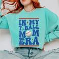 In My T-Ball Mom Era Baseball Mom Groovy Mother's Day Comfort Colors Sweatshirt Butter In My T-Ball Mom Era Baseball Mom Groovy Mother's Day Comfort Colors Sweatshirt Butter