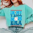 In My T-Ball Mom Era Baseball Mom Groovy Mother's Day Raglan Baseball Tee Comfort Colors Sweatshirt Butter In My T-Ball Mom Era Baseball Mom Groovy Mother's Day Raglan Baseball Tee Comfort Colors Sweatshirt Butter