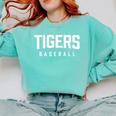 Tigers Baseball Inspired Comfort Colors Sweatshirt Butter Tigers Baseball Inspired Comfort Colors Sweatshirt Butter