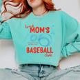 Tired Baseball Mom Club Baseball Mama Mother's Day Comfort Colors Sweatshirt Butter Tired Baseball Mom Club Baseball Mama Mother's Day Comfort Colors Sweatshirt Butter