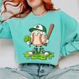 Toddler Baseball Drip Ice Cream Boys Kids St Patricks Day Comfort Colors Sweatshirt Butter Toddler Baseball Drip Ice Cream Boys Kids St Patricks Day Comfort Colors Sweatshirt Butter