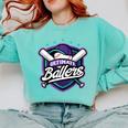 Ultimate Ballers Baseball Comfort Colors Sweatshirt Butter Ultimate Ballers Baseball Comfort Colors Sweatshirt Butter