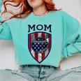 USA Mum Mother's Day Baseball Mom Comfort Colors Sweatshirt Butter USA Mum Mother's Day Baseball Mom Comfort Colors Sweatshirt Butter