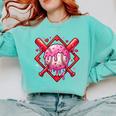 Valentines Day Baseball Boys Ice Cream Drip Heart Youth Kids Comfort Colors Sweatshirt Butter Valentines Day Baseball Boys Ice Cream Drip Heart Youth Kids Comfort Colors Sweatshirt Butter