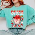Valentines Day Baseball Drip Boys Bruh Ice Cream Toddler Kid Comfort Colors Sweatshirt Butter Valentines Day Baseball Drip Boys Bruh Ice Cream Toddler Kid Comfort Colors Sweatshirt Butter