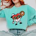 Valentines Day Baseball Heart Gloves Cute Boys Kid Youth Men Comfort Colors Sweatshirt Butter Valentines Day Baseball Heart Gloves Cute Boys Kid Youth Men Comfort Colors Sweatshirt Butter