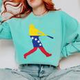 Venezuela Baseball Comfort Colors Sweatshirt Butter Venezuela Baseball Comfort Colors Sweatshirt Butter