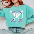 I Wear Purple For Alzheimers Awareness Baseball Heart Ribbon Comfort Colors Sweatshirt Butter I Wear Purple For Alzheimers Awareness Baseball Heart Ribbon Comfort Colors Sweatshirt Butter