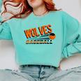 Wolves Baseball Team Baseball Mom Wolf Sports School Spirit Comfort Colors Sweatshirt Butter Wolves Baseball Team Baseball Mom Wolf Sports School Spirit Comfort Colors Sweatshirt Butter