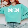 Women Baseball Mom Comfort Colors Sweatshirt Butter