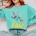 Women's Fallout TV Series Lucy Do Unto Others Baseball Bat Gamer Comfort Colors Sweatshirt Butter Women's Fallout TV Series Lucy Do Unto Others Baseball Bat Gamer Comfort Colors Sweatshirt Butter