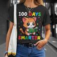 100 Days Smarter Happy Cute Cat Reading A Book T-Shirt Gifts for Her