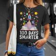 100th Day Of School 100 Days Smarter Books Space Astronaut T-Shirt Gifts for Her 100th Day Of School 100 Days Smarter Books Space Astronaut T-Shirt Gifts for Her