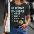 10th Perfect Birthday Reading 10 Years Old Book Lover T-Shirt Gifts for Her