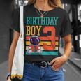 3 Year Old Birthday Boy Book Worm Reading Birthday Party T-Shirt Gifts for Her 3 Year Old Birthday Boy Book Worm Reading Birthday Party T-Shirt Gifts for Her