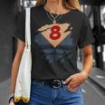 8th Birthday Comic Book Superhero Born In 2017 T-Shirt Gifts for Her 8th Birthday Comic Book Superhero Born In 2017 T-Shirt Gifts for Her