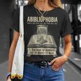 Abibliophobia Reading Bookworm Books Reader T-Shirt Gifts for Her