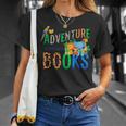 Adventure Starts With Books Jungle Animals Kids Reading Them T-Shirt Gifts for Her Adventure Starts With Books Jungle Animals Kids Reading Them T-Shirt Gifts for Her