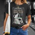 Anti-Social Book-Club Cat Graphic T-Shirt Gifts for Her Anti-Social Book-Club Cat Graphic T-Shirt Gifts for Her