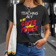 Art Painting School Teacher Superhero Superpower Comic Book For Men Women T-Shirt Gifts for Her