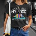 Ask About My Book Published Author Journalist Scriptwriter T-Shirt Gifts for Her Ask About My Book Published Author Journalist Scriptwriter T-Shirt Gifts for Her