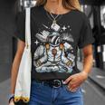 Astronaut Reader Books Lover Book Reading Nerd Literature T-Shirt Gifts for Her