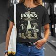 Attack From Uranus Retro Space Alien UFO Comic Book T-Shirt Gifts for Her