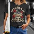 Audiobook For Book & Reading Lover Women T-Shirt Gifts for Her