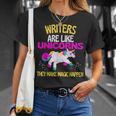 Authors Writer Magic Funny For Book Publisher And Writers T-Shirt Gifts for Her