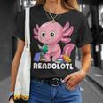 Axolotl Book Reading Bookworm Readolotl Mexican Salamander T-Shirt Gifts for Her Axolotl Book Reading Bookworm Readolotl Mexican Salamander T-Shirt Gifts for Her