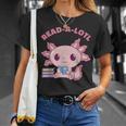 Axolotl Read A Lotl Book Lover Reading Books Cute T-Shirt Gifts for Her Axolotl Read A Lotl Book Lover Reading Books Cute T-Shirt Gifts for Her
